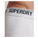 Superdry Boxerky  sivá / čierna / biela