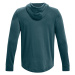 Mikina Under Armour Rival Terry Logo Hoodie Tourmaline Teal