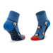 Happy Socks Súprava 2 párov vysokých detských ponožiek KDDB19-6500 Tmavomodrá