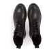 Tommy Jeans Členková obuv Tjw Lace Up Flat Boot EN0EN02310 Čierna