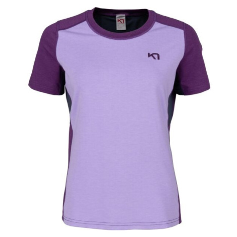 KARI TRAA SANNE HIKING TEE Športové dámske tričko, fialová, veľkosť