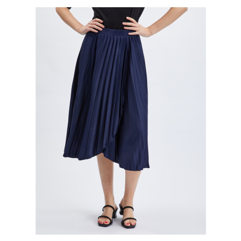 Orsay tmavomodrá dámska plisovaná midi sukňa - Dámy
