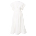 Coast Šaty 'Ivory Mega Ruffle Full Skirted Dress'  šedobiela