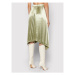 NA-KD Plisovaná sukňa Pleated Asymmetric 1018-007371-1130-581 Zelená Regular Fit