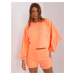 Fluo Orange Women's Two-Piece Tracksuit