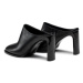 Calvin Klein Šľapky Curved Stil Mule 80 HW0HW01542 Čierna