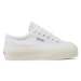 Superga Plátenky Stripe Platform 2631 S5111SW Biela