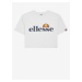 Biely dámsky crop top Ellesse Alberta