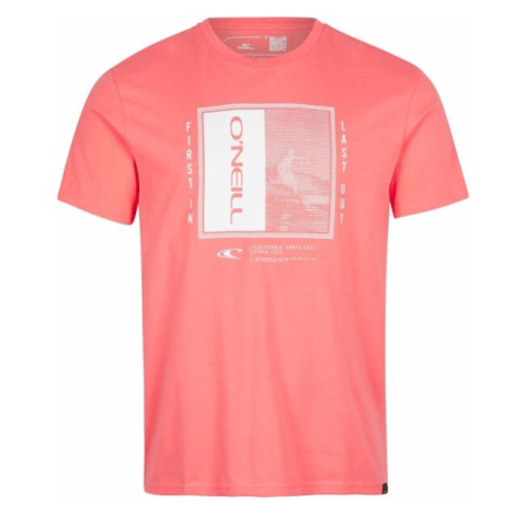 O'Neill THAYER T-SHIRT Pánske tričko, lososová, veľkosť