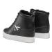 Calvin Klein Jeans Sneakersy Hidden Wedge Cupsole Laceup YW0YW00771 Čierna