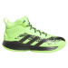 adidas CROSS EM UP 5 K WIDE Chlapčenská basketbalová obuv, zelená, veľkosť 36