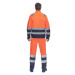 Cerva Valencia Pánska HI-VIS pracovná bunda 03510010 oranžová/navy