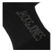 Jack&Jones Junior Súprava 5 párov vysokých detských ponožiek 12206201 Čierna