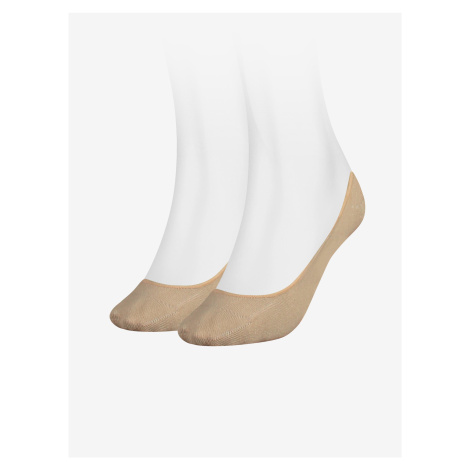 Ponožky pre ženy Tommy Hilfiger - béžová