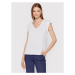 Vero Moda Tričko Filli 10247666 Biela Regular Fit