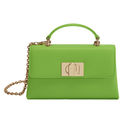 Kabelka - FURLA 1927 MINI CROSSBODY TOP HANDLE zelená