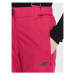 4F Lyžiarske nohavice H4Z22-SPDN001 Ružová Relaxed Fit