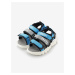 Šedo-modré chlapčenské sandále NAX Nesso