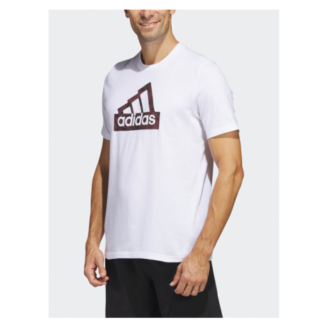 Adidas Tričko City Escape Graphic T-Shirt HR2997 Biela Regular Fit