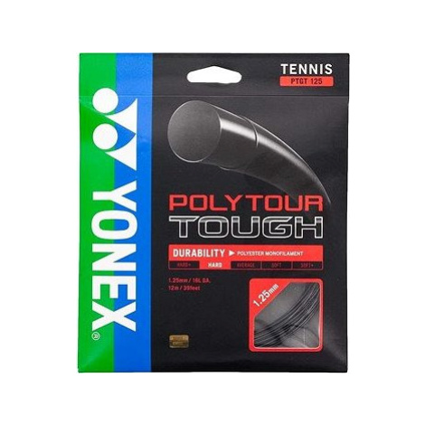 Yonex Poly Tour TOUGH, 1,25 mm, 12 m, čierny