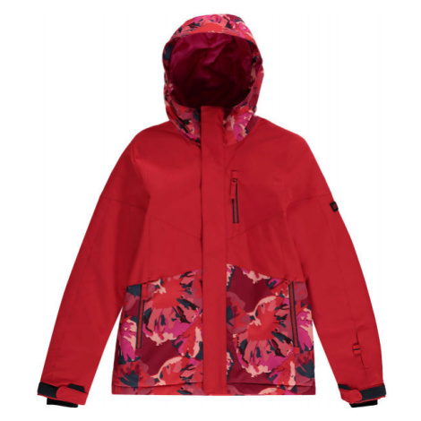 O'Neill PG CORAL JACKET Dievčenská lyžiarska/snowboardová bunda, červená, veľkosť