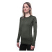 SENSOR MERINO AIR dámske tričko dl.rukáv olive green