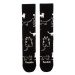 Čierno-biele ponožky Čaukymňauky