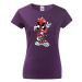 Dámské tričko Rockový Deadpool -  tričko pre milovníkov humoru a filmov