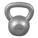 Gorilla Sports Kettlebell činka, litinová, šedá, 12 kg