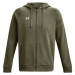 Under Armour RIVAL Pánska mikina, khaki, veľkosť