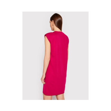 KARL LAGERFELD Každodenné šaty 220W1353 Ružová Regular Fit