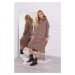 Insulated dress with mocca hood