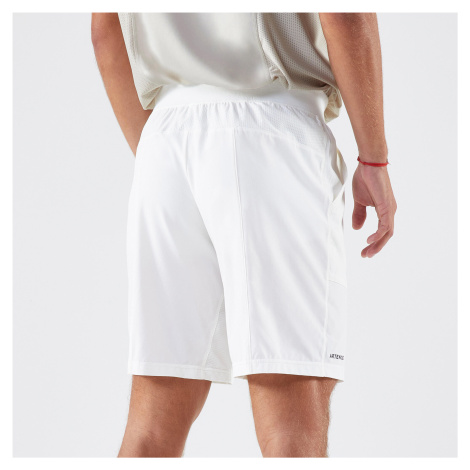 Pánske tenisové šortky Dry priedušné biele ARTENGO