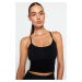 Trendyol Black Seamless/Seamless Smocking Detail Lightly Support/Shaping Sports Bra