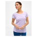 Purple-white striped T-shirt ORSAY - Women