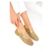 Soho Gold Women's Ballerinas