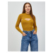 Mustard Ribbed Sweater/Top 2in1 JDY Sibba - Women