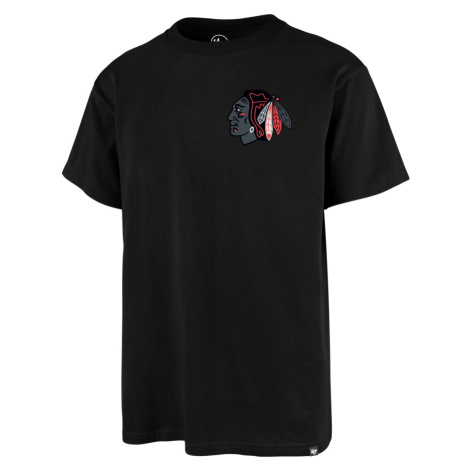 Chicago Blackhawks pánske tričko Backer 47 ECHO Tee black 47 Brand