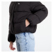 Bunda Calvin Klein Jeans Logo Short Hooded Puffer Jacket Black