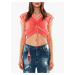 #VDR Coral crop top