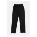 Trendyol Anthracite Double Leg Straight Slim Knitted Sweatpants