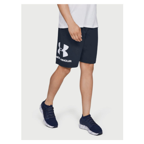 Men's shorts Under Armour COTTON BIG LOGO SHORTS blue