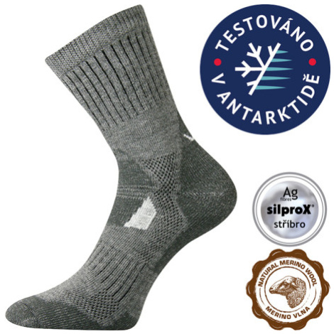 Turistické ponožky VOXX MERINO Stabil CLIMAYARN-light grey