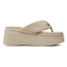 Tommy Jeans Žabky Tjw Wedge Sandal EN0EN02457 Béžová