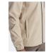 Béžová pánska softshellová bunda Ombre Clothing