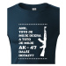 Vtipné tričko pro tatínky Toto je moje dcera a toto je moje AK-47