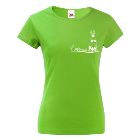 Dámské tričko Doberman - tričko pre milovníkov psov