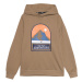 Chlapčenská turistická mikina s kapucňou 4F JUNIOR SWEATSHIRT-4FJWSS24TSWSM0933-81S-BROWN