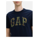 GAP V-SS CAMO ARCH LOGO TEE Pánske tričko, tmavo modrá, veľkosť