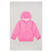 Detská bunda zippy ružová farba